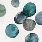 Blue Orbits Minimalist Print