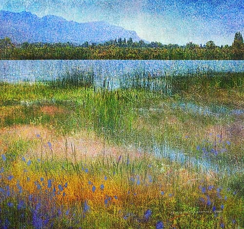 Lake Near Mesa Verde Art Print