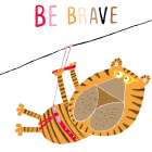 Be Brave Tiger Art Print