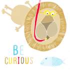 Be Curious Art Print