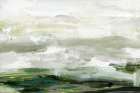 Earthly Green Landscape I Art Print