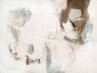 Muted Fragments in Soft Abstract Forms II Art Print