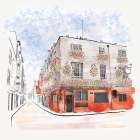 Little Pub Art Print