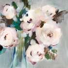 Pale Pink Bouquet I Art Print by Lera┬á