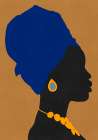Blue Turban Art Print