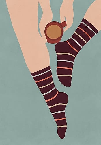 So Cozy Coffee Print