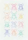 Neon Insects Art Print