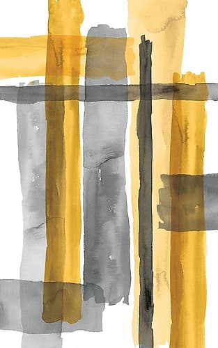 Golden Criss Cross Art Print