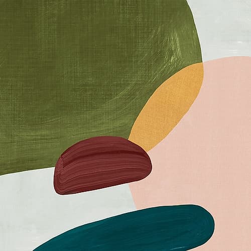 Pink Pebbles II Art Print