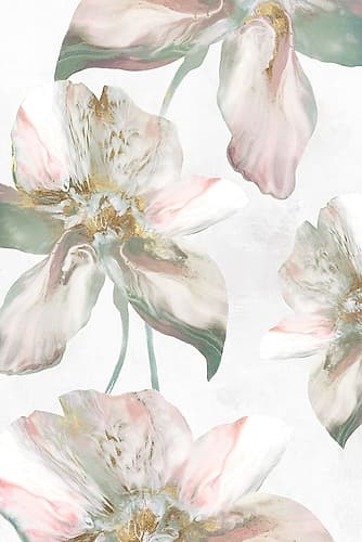 Silk Blush II Art Print