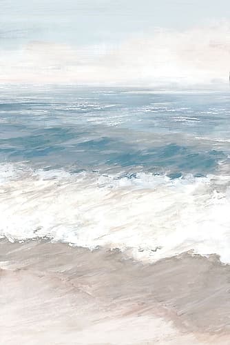 Warm Waves Coastal Print