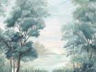 Calm Forest River Art Print