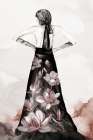 Blossomy Fashion II Art Print