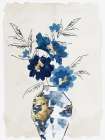 Sapphire Vase Art Print