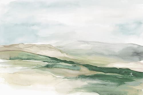 Soft Hills Landscape Print