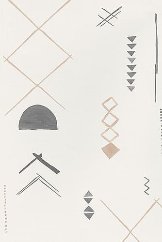 Ancient Fabric II Art Print