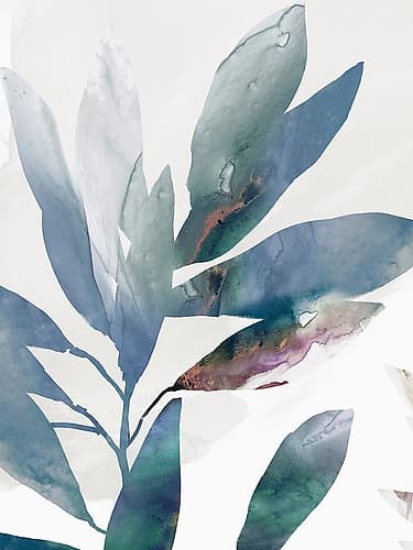 Indigo Sprig I Art Print