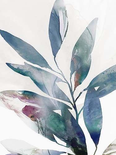 Indigo Sprig II Art Print