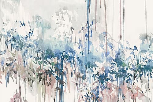 Blue Ivy Garden Art Print by Isabelle Z