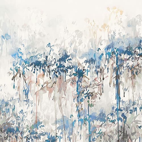 Ivy Blue Garden Art Print