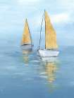 Golden Sail II Art Print
