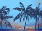 Sunset Beach Art Print