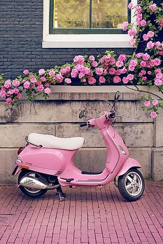 Vespa Art Print