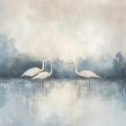 Still Waters, Soft Wings II Art Print