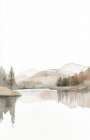 Softly Flowing I Art Print