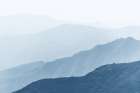 California Mountain Layers Art Print