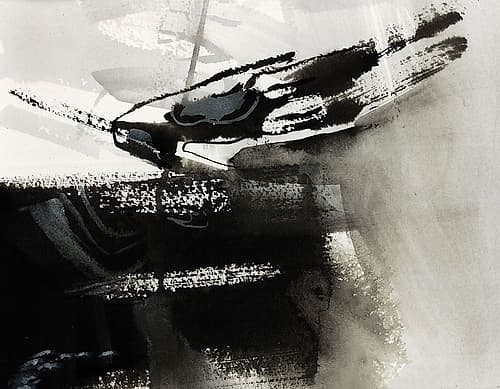Midnight Abstract IV Art Print by Guna Bianka