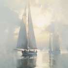 Silent Sailing II Art Print