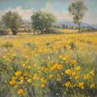 Fields of Yellow II Art Print