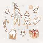Ginger Bread Cookies II Art Print by PI Studio
