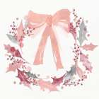 Blushing Wreath Art Print by PI Studio