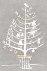 White Ornament Tree I Art Print by PI Studio