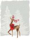 Reindeer Stance Art Print by PI Studio