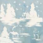Frosty Village Art Print by PI Studio