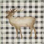 Santas Deer I Art Print by PI Studio