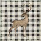 Santas Deer III Art Print by PI Studio