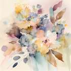 Abstract Florals and Foilage II Art Print