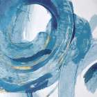 Spin of Blue II Art Print