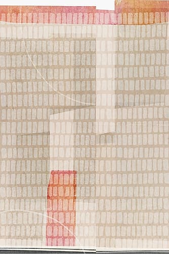 Grid Patterns and Subtle Hues Art Print