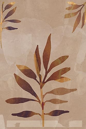 Earthy Silhouettes in Harmony III Minimaliste reproduction