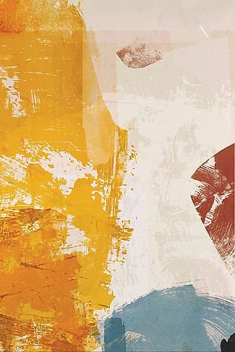 Colorful Abstract Textured Layers Art Print