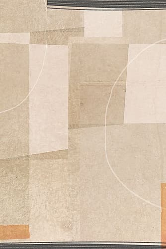 Geometric Harmony in Neutral Tones I Geometric Print
