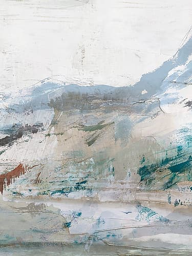 Blue Cliff III Landscape Print