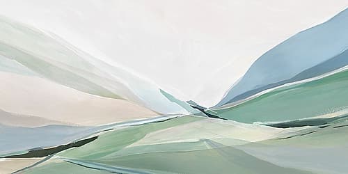 Rolling Green Landscape Print