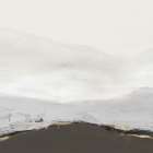 Muted Horizon with Earthy Accents Art Print