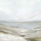 Quiet Shore Under Muted Skies Art Print